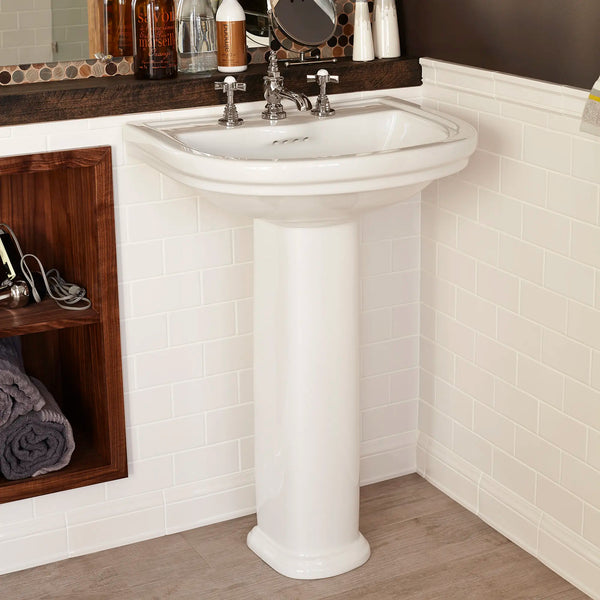 [D21005000.415] St. George® Pedestal Sink Leg - Biscuit
