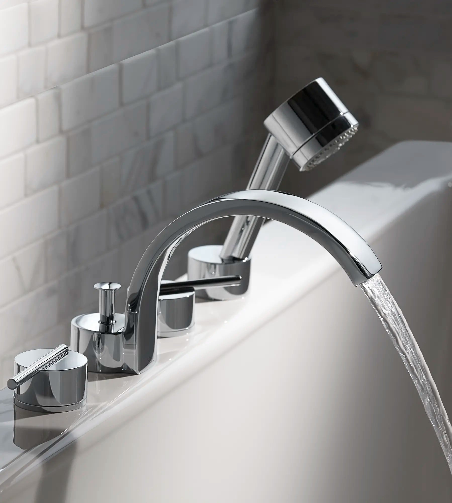 Deck Mount Bathtub Faucet With Hand Shower // POLISHED CHROME // 40515_B_D35100900100_0_CDNwebp.webp