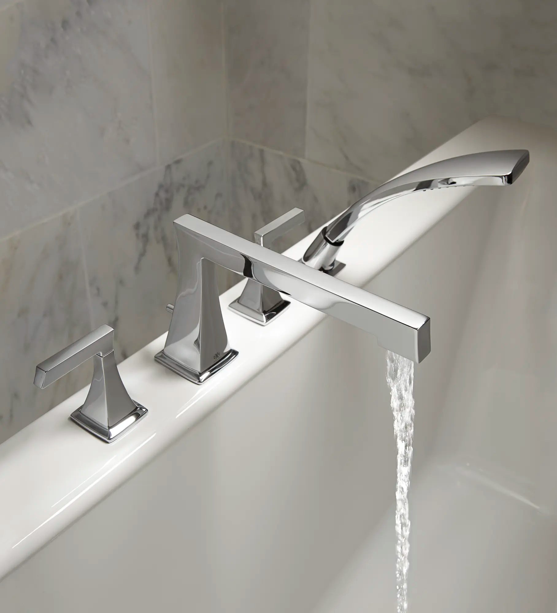 Keefe Deck Mount Bathtub Faucet with Hand Shower // POLISHED CHROME // 40548_B_D35104900100_0_CDNwebp.webp