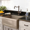 [D20101000.410] Hillside® 24 in. Apron Kitchen Sink with Center Drain - Oyster