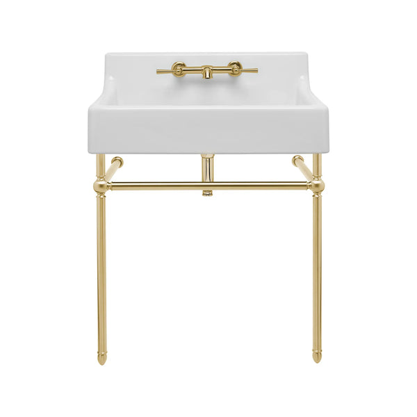 [D21411030.427] Oak Hill® 30 in. Console Legs - Polished Chrome