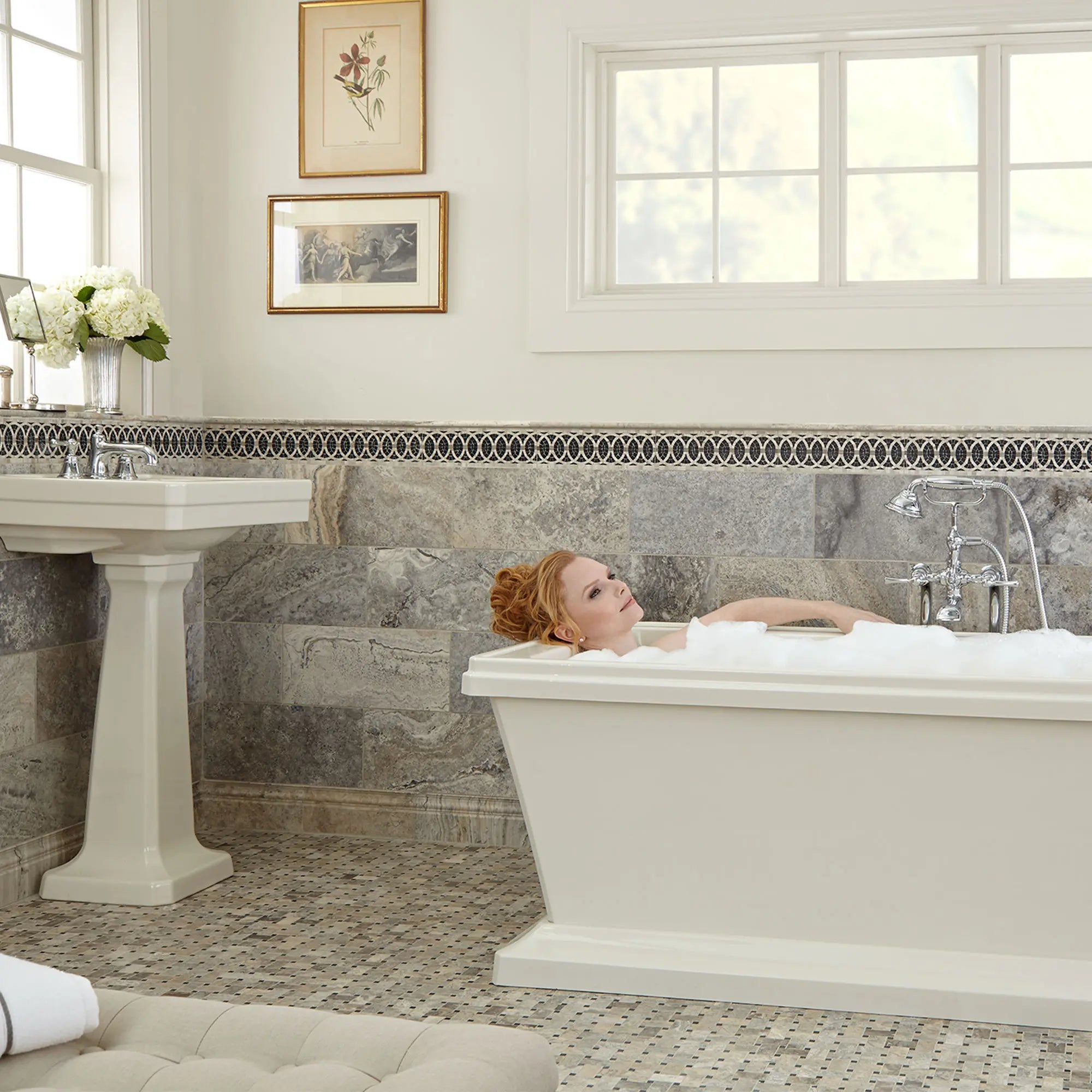 Transitional Floor-Mounted Bathtub Faucet With Randall Lever Handles // POLISHED CHROME // 41129_L-D35102950100_0_CDNwebp.webp