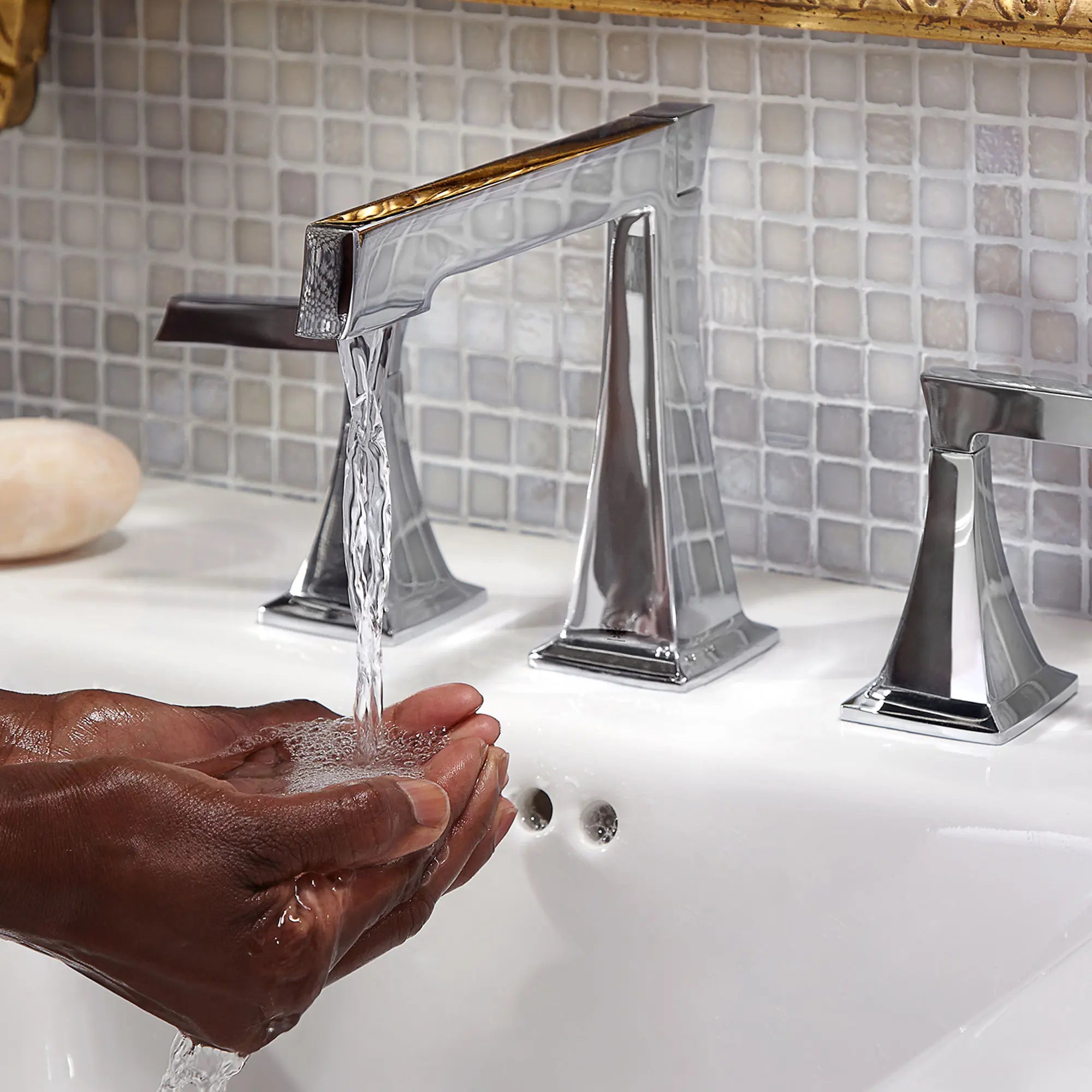 Keefe Deck Mount Bathtub Faucet with Hand Shower // POLISHED CHROME // 41137_L-D35104900100_0_CDNwebp.webp