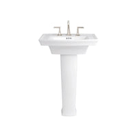 Wyatt® Pedestal Sink Top, 3-Hole with Pedestal Leg // CANVAS WHITE // 41254_D20010800415_CDNwebp.webp