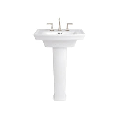 Wyatt® Pedestal Sink Top, 3-Hole with Pedestal Leg // CANVAS WHITE // 41254_D20010800415_CDNwebp.webp