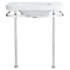 [D21035033.100] Equility® 33 in. Console Legs - Polished Chrome
