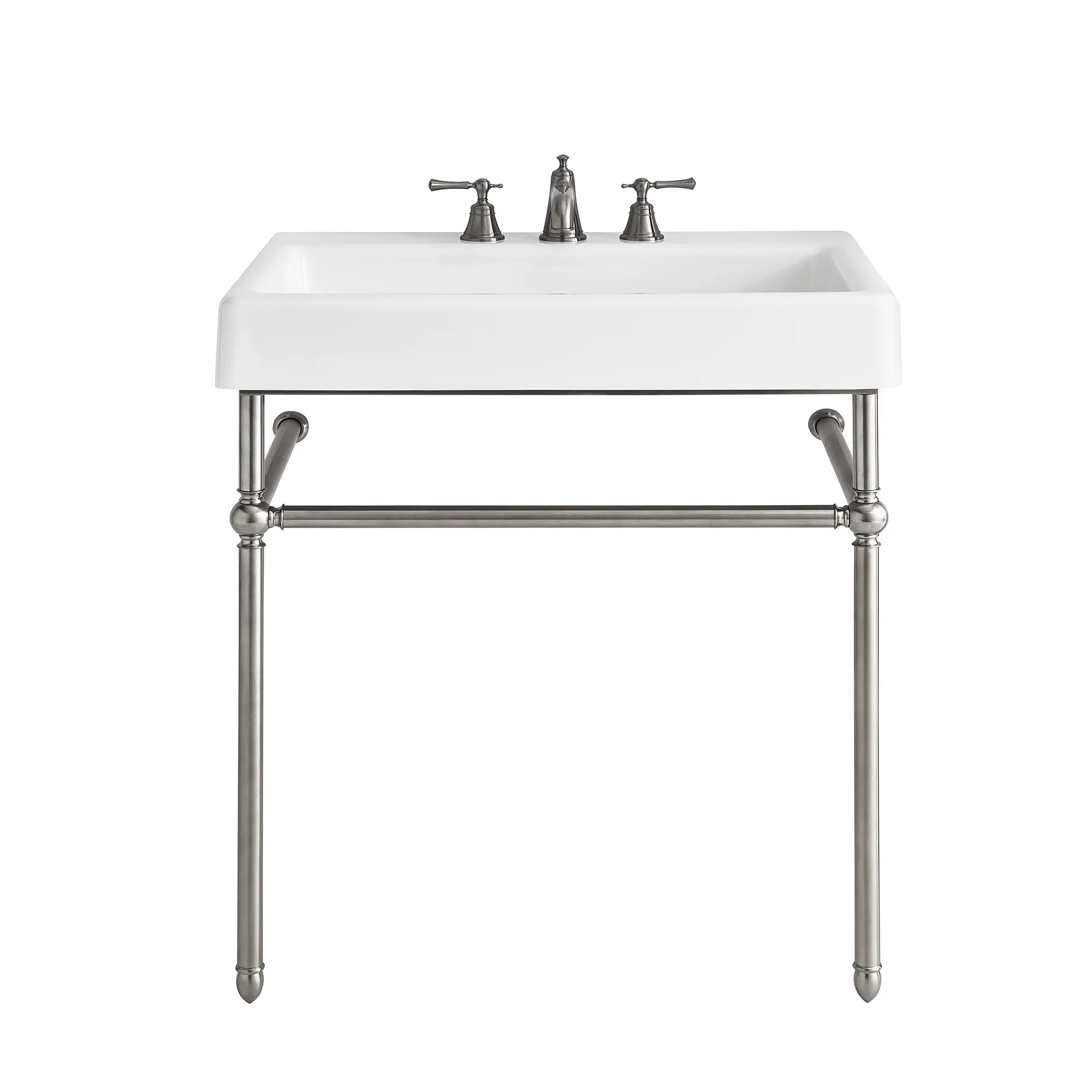 Oak Hill® 30 in. Console Legs // BRUSHED NICKEL // 41331_D21411030144_0_CDNwebp.webp