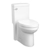 [D22015F101.415] Cossu® One-Piece Chair Height Elongated Toilet with Seat - Canvas White