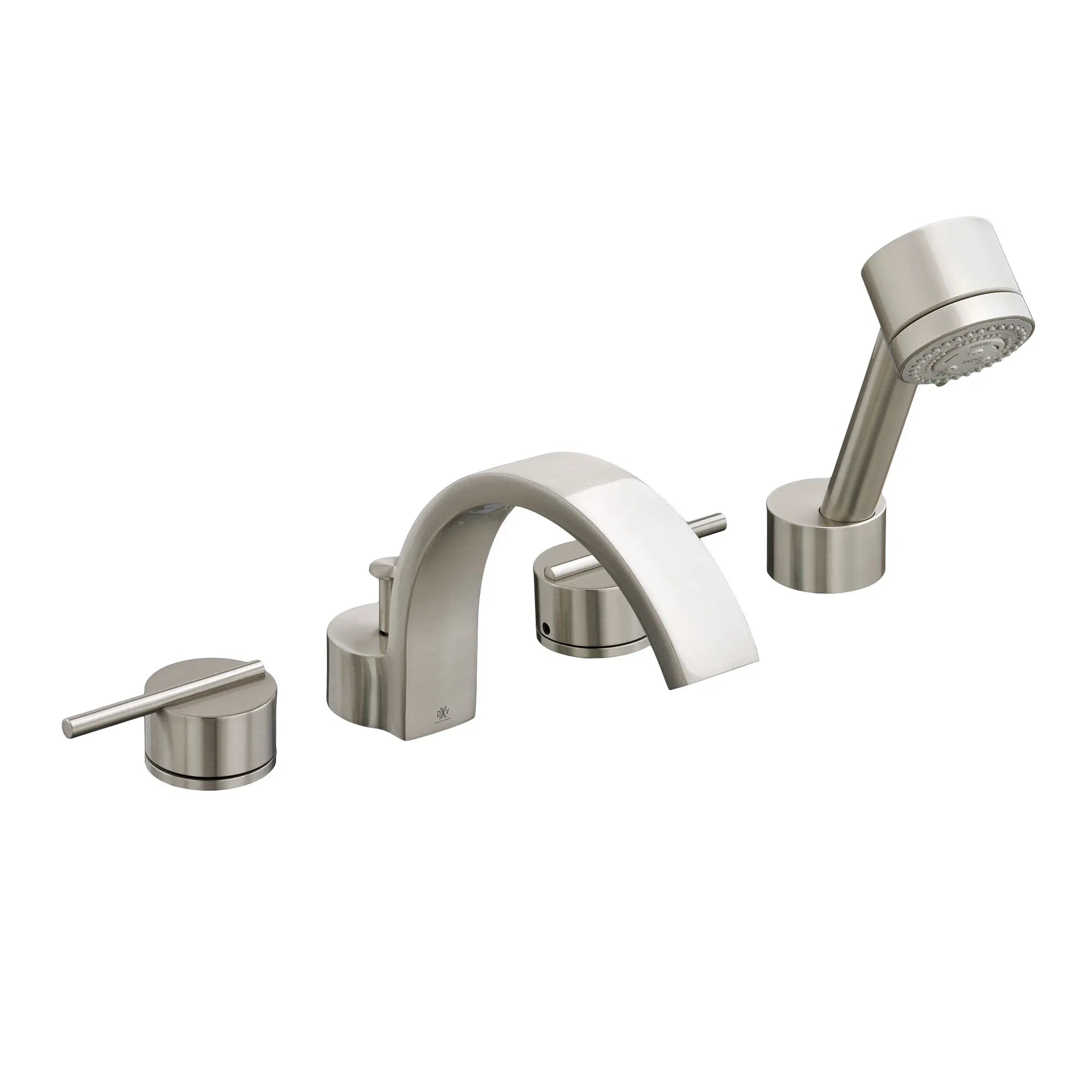 Rem 2-Handle Deck Mount Bathtub Faucet with Hand Shower // BRUSHED NICKEL // 41422_D35100900144_0_CDNwebp.webp