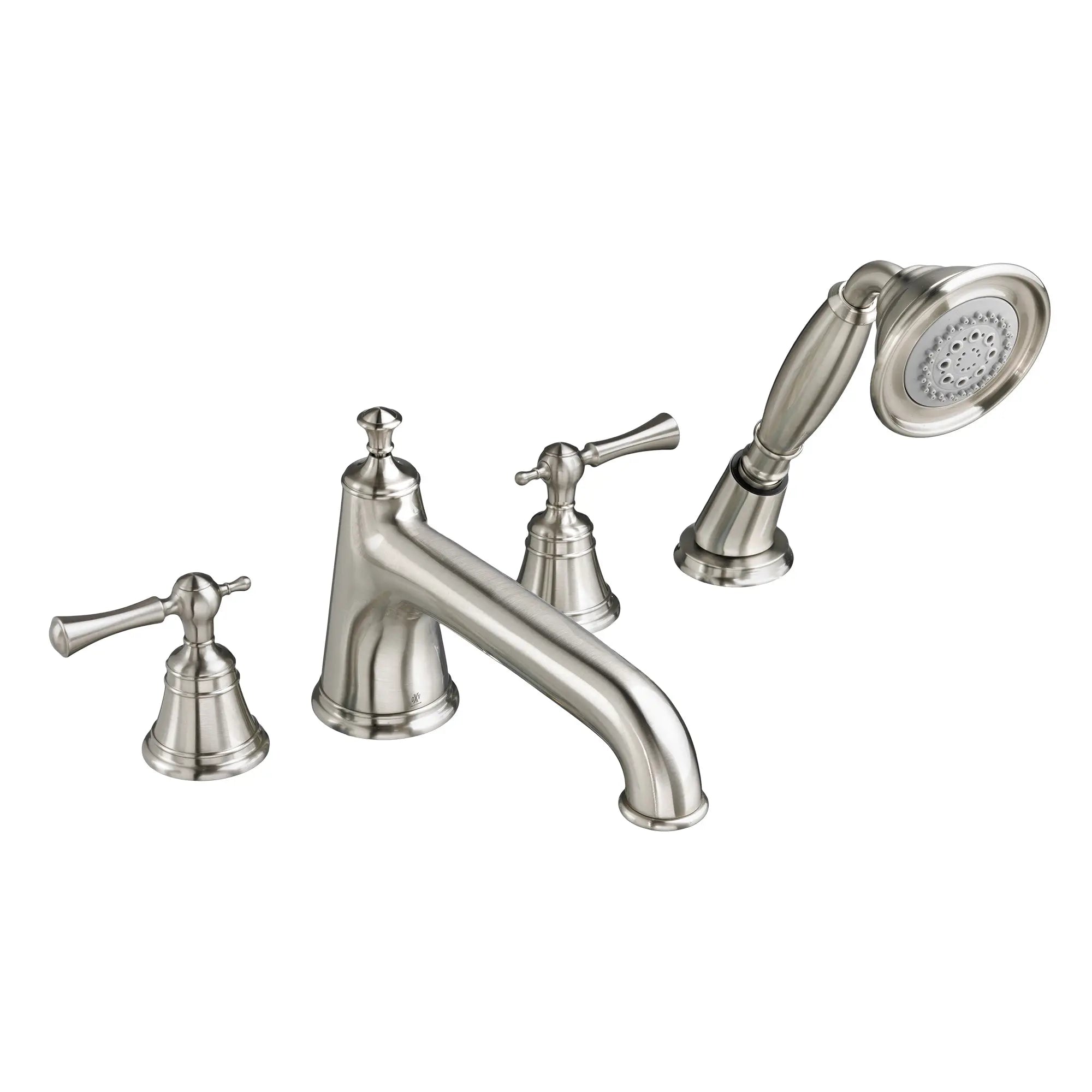Randall 2-Handle Deck Mount Bathtub Faucet with Hand Shower and Lever Handles // BRUSHED NICKEL // 41519_D35102900144_0_CDNwebp.webp