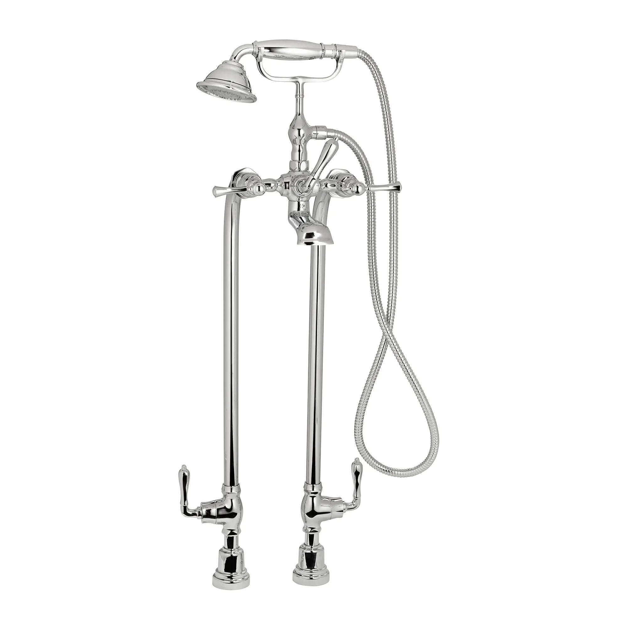 Transitional Floor-Mounted Bathtub Faucet With Randall Lever Handles // POLISHED CHROME // 41528_D35102950100_0_CDNwebp.webp