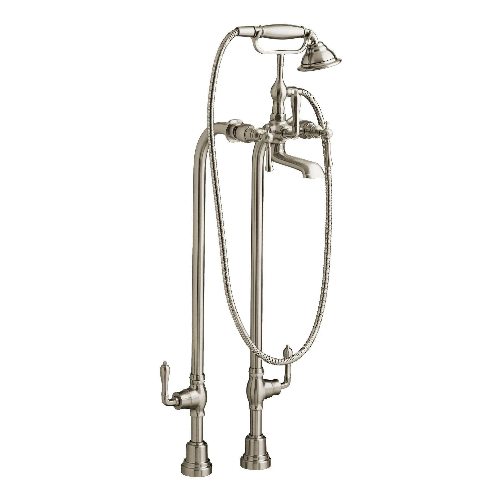 Transitional Floor-Mounted Bathtub Faucet With Randall Lever Handles // BRUSHED NICKEL // 41529_D35102950144_0_CDNwebp.webp