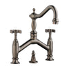 [D35107254.110] Landfair Cross Bridge Faucet - Polished Chrome