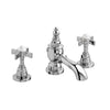 [D35107840.100] Landfair Cross Widespread Lavatory - Platinum Nickel