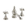 [D35107840.150] Landfair Cross Widespread Lavatory - Platinum Nickel