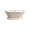 [D62745004.071] St. George® 66 in. x 36 in. Freestanding Bathtub - Biscuit