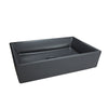[D20080022.425] POP® Rectangular Vessel Sink - Matte Black 