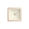 [D20105000.071] POP® Petite Square Sink - Biscuit