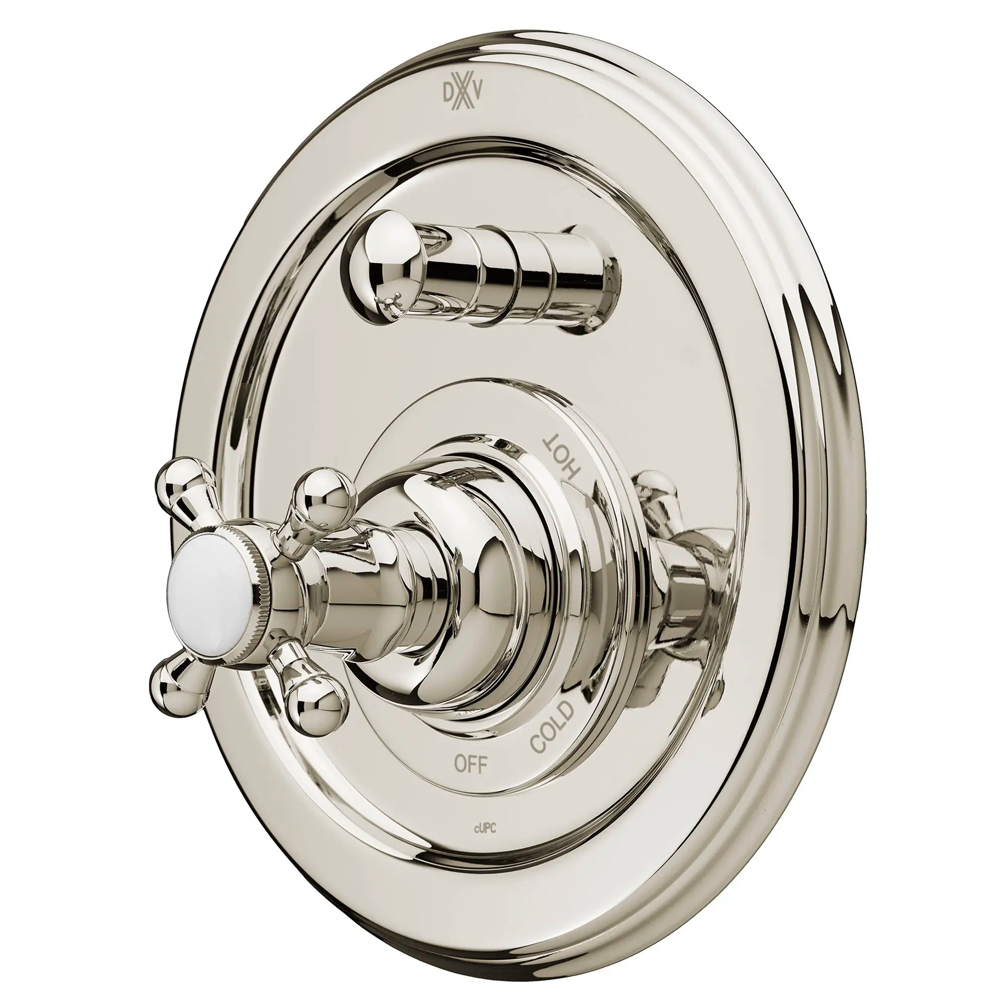 Pressure Balance Tub/Shower Valve Trim with Diveter and Cross Handle // PLATINUM NICKEL // 41971_P_D35101640150_1_0_CDNwebp.webp