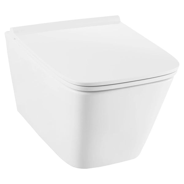 [D23040A000.415] DXV® Modulus Wall-Hung Elongated Toilet Bowl with Seat - Canvas White