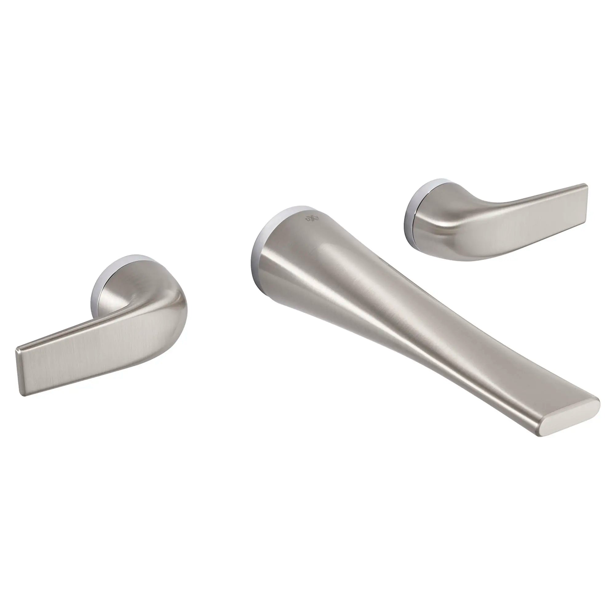 DXV® Modulus 2-Handle Wall Mount Widespread Bathroom Faucet with Lever Handles // BRUSHED NICKEL // 42049_D35120450144_0_CDNwebp.webp