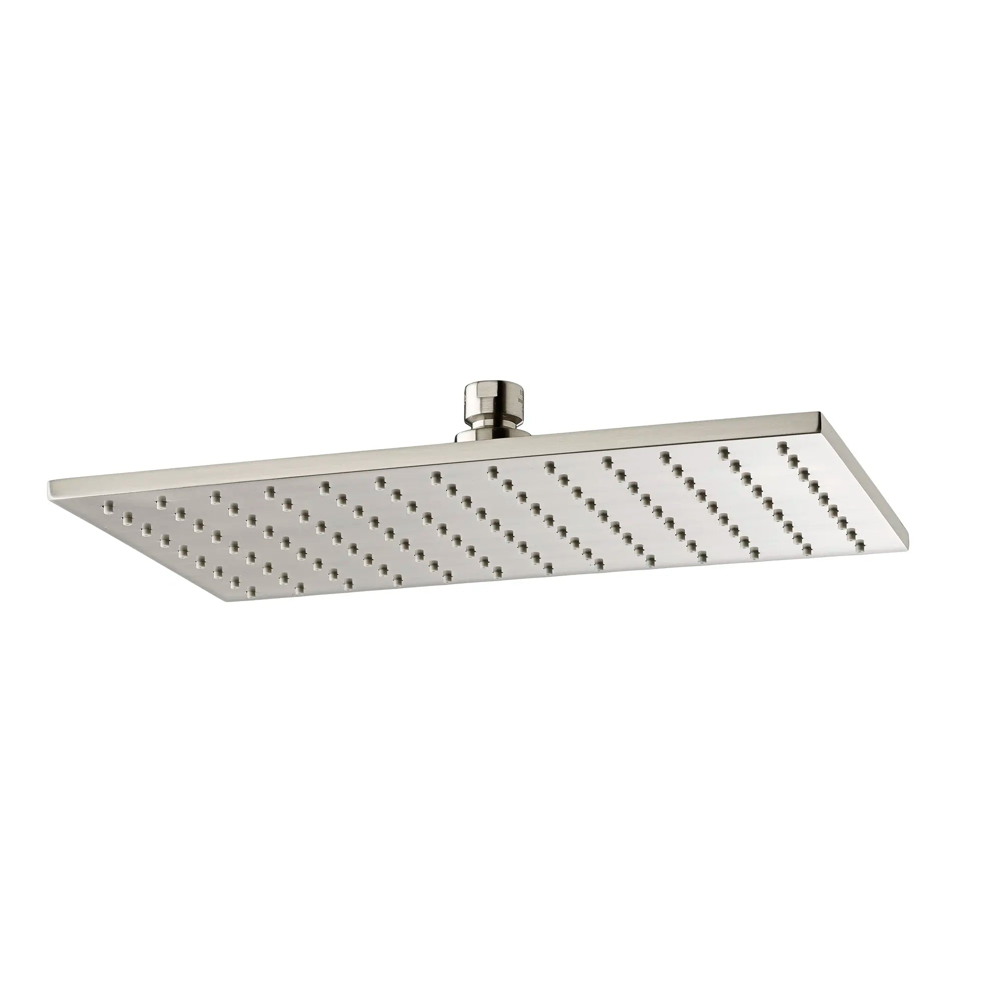 Slim Rectangle Single Function 12 in. Showerhead // BRUSHED NICKEL // 42212_D35700412144_0_CDNwebp.webp