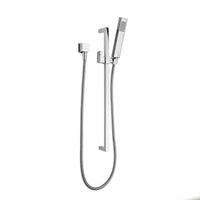 [D35700431.100] Square Slide Bar Kit With Hand Shower - Brushed Nickel