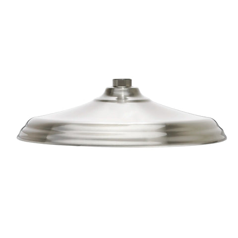 Traditional Single Function 10 in. Round Rain Can Showerhead