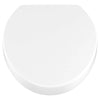 [5025A15G.415] Contemporary Elongated Closed Front Toilet Seat - Canvas White