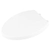 [5025A15G.415] Contemporary Elongated Closed Front Toilet Seat - Canvas White