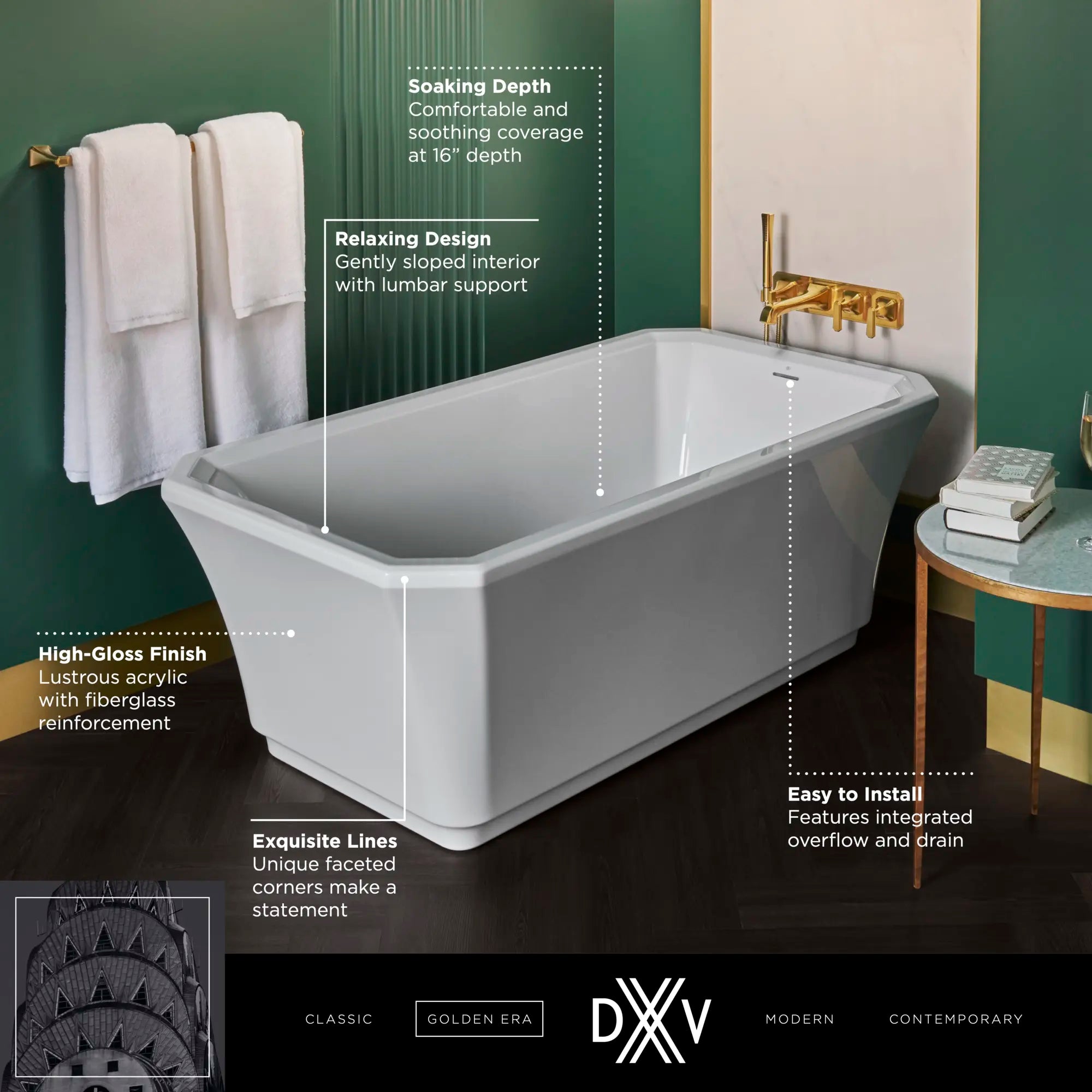 Belshire 66 in. x 36 in. Freestanding Bathtub // CANVAS WHITE // 68248_2020_DXV_FreestandingTub_D12040004.415_1_0_CDNwebp.webp