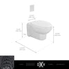 Belshire® Wall-Hung Elongated Toilet Bowl with Seat // CANVAS WHITE // 68272_DXV_Belshire_Wall_Mounted_Toilet_D23050A000_Info_2_CDNwebp.webp