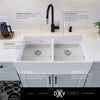 [D21180DB3620.415] Etre® 36 in. Double Apron Kitchen Sink - Canvas White