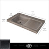 DXV® Modulus 36 in. Sink, No Hole // CANVAS WHITE // 68325_DXV_Modulus_Concrete_Lav_Sink_D21050036LH_Info_CDNwebp.webp