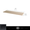 DXV® Modulus 75 in. Countertop Slab // NATURAL OAK // 68331_DXV_Modulus_Countertop_Slab_D19035075SS_Info_CDNwebp.webp
