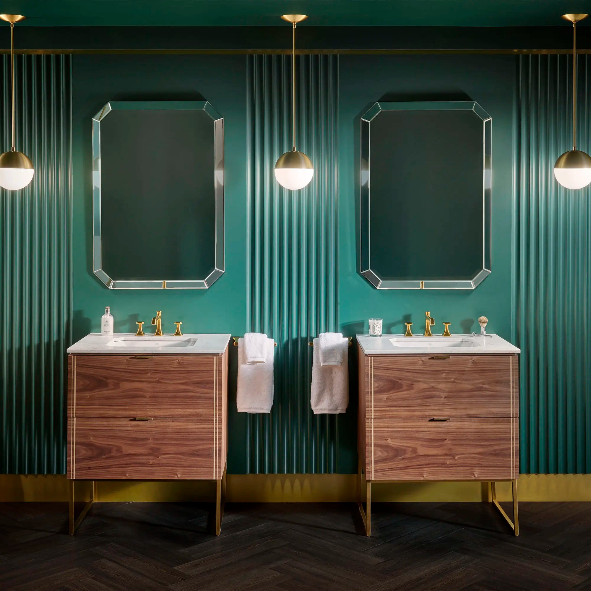 Belshire® 30 in. Carrara Marble Vanity Top, 3 Hole // CARRARA MARBLE // 83520_B-D19086030329_D19090003550_D19087000427_D20205000415_CDNwebp.webp