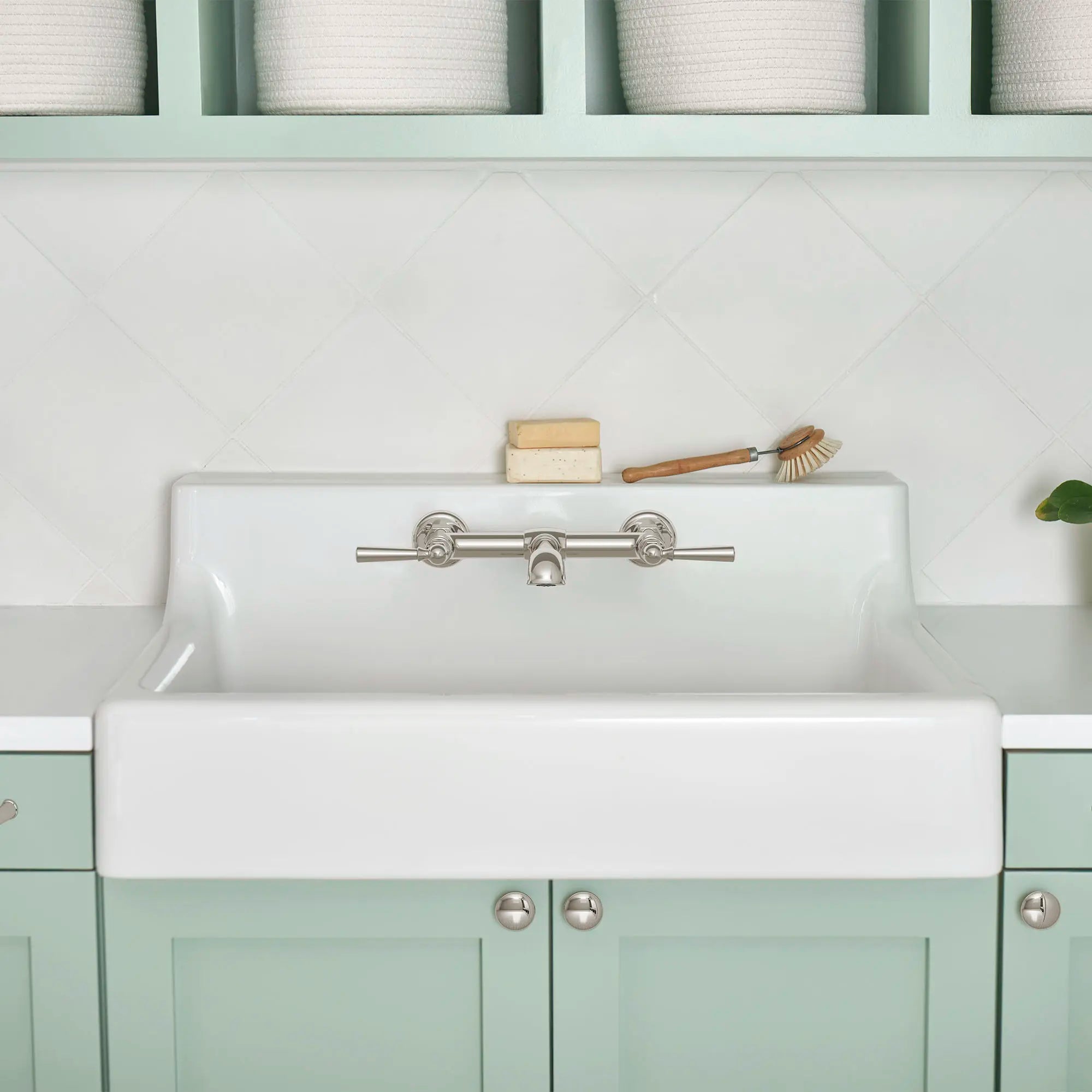 Oak Hill® 2-Handle Wall Mount Bathroom Faucet with Lever Handles // PLATINUM NICKEL // 85083_B-D3515545C.150_D20155002.415_1_CDNwebp.webp