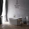 [D35102950.144] Transitional Floor-Mounted Bathtub Faucet With Randall Lever Handles - Polished Chrome