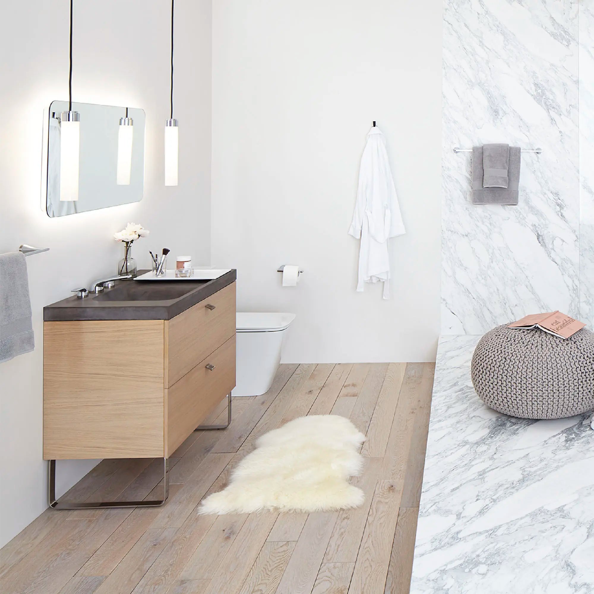 DXV® Modulus 36 in. Concrete Sink, 3-Hole // SMOKE CONCRETE // 89985_C-D35120802100_CDNwebp.webp