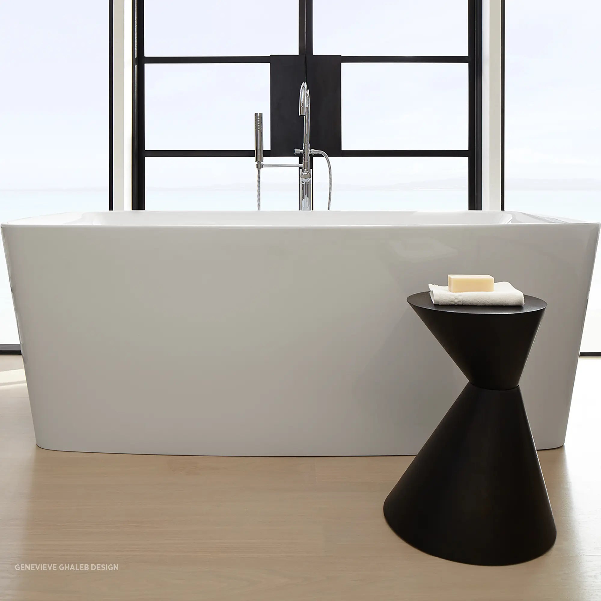 Equility 67 x 33 in. Freestanding Bathtub // CANVAS WHITE // 90530_D12536014415_02_CDNwebp.webp