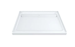 DXV® Modulus 48 in. x 36 in. Solid Surface Shower Base // MERINO WHITE // 90544_D14836STC417_CDNwebp.webp