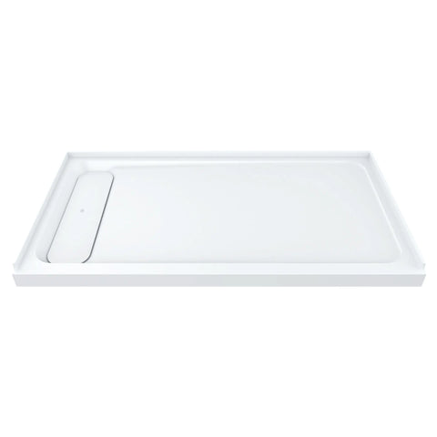 DXV® Modulus 60” X 30” SOLID SURFACE SHOWER BASE – LEFT DRAIN