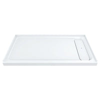 DXV® Modulus 60” X 30” SOLID SURFACE SHOWER BASE – RIGHT DRAIN // MERINO WHITE // 90568_D16030STR417_CDNwebp.webp