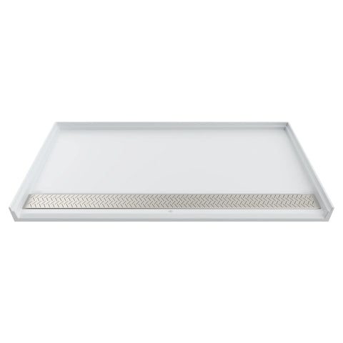 DXV® Modulus 64” X 34” SOLID SURFACE SHOWER BASE - FRONT DRAIN