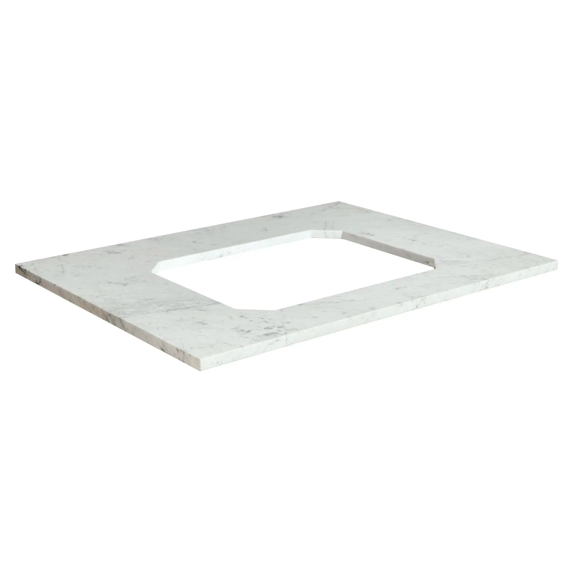 Belshire® 30 in. Carrara Marble Vanity Top, No Hole // CARRARA MARBLE // 90786_D19090000550_1_CDNwebp.webp