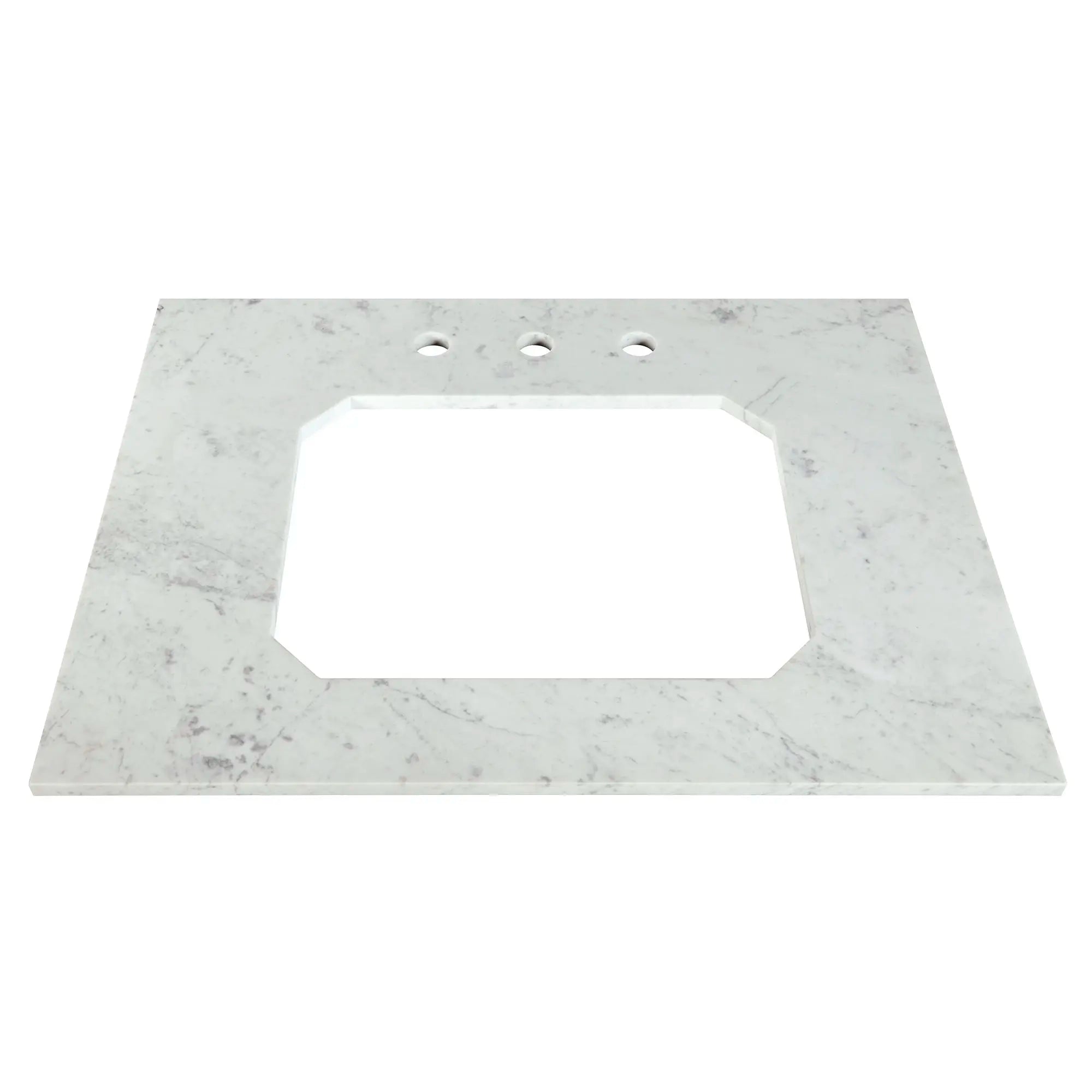 Belshire® 30 in. Carrara Marble Vanity Top, 3 Hole // CARRARA MARBLE // 90793_D19090003550_CDNwebp.webp