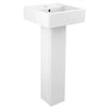 Cossu® Pedestal Sink Top, 1-Hole with Pedestal Leg // CANVAS WHITE // 90850_D20025100.415_CDNwebp.webp