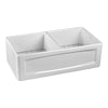 [D20103000.415] Hillside® 33 in. Apron Kitchen Sink with Center Drain - Canvas White