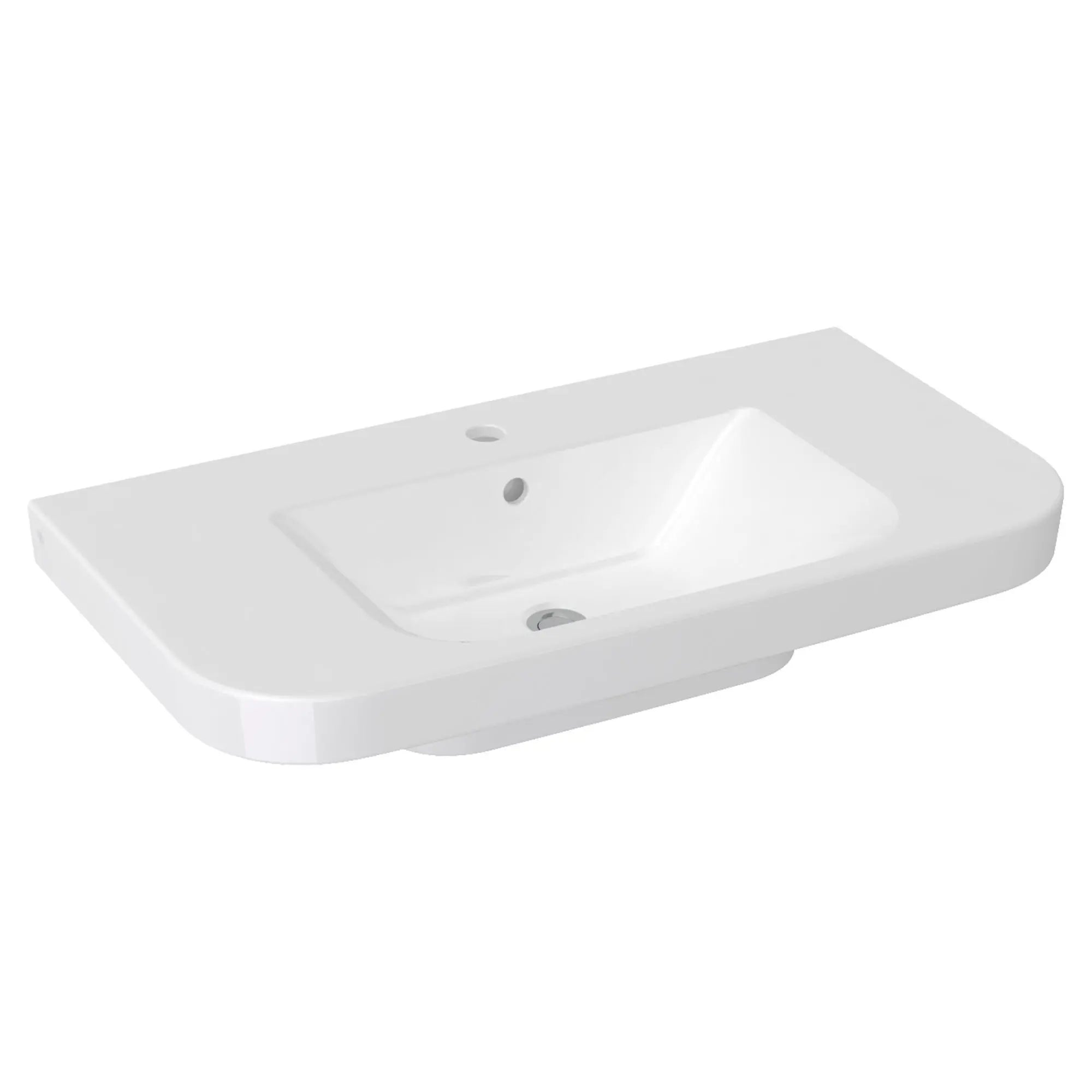 Equility® Wall-Hung Sink, 1-Hole // CANVAS WHITE // 91394_D20176001415_CDNwebp.webp
