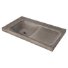 DXV® Modulus 36 in. Concrete Sink, No Hole // SMOKE // 91581_D21050036LH409_CDNwebp.webp